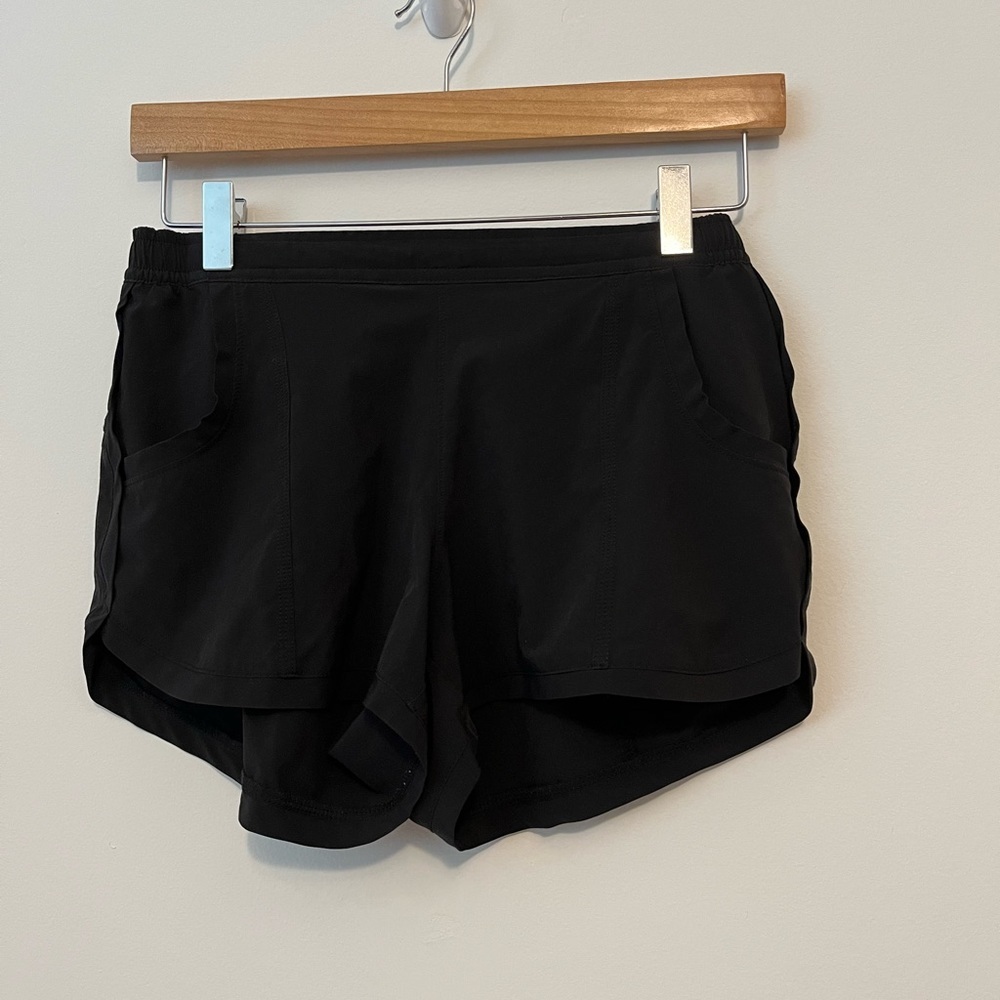 Athleta Black Steller Running Shorts 559950 Size Extra Small